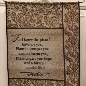 Inspirational Tapestry Wall Hanging